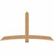 Ekena Millwork Bellingham Timber Gable Bracket, Western Red Cedar, 84"W x 45"H x 1 1/2"D x 5 1/2"F, 13/12 Pitch GBW084X45X0206BEL00SWR - alternate 1